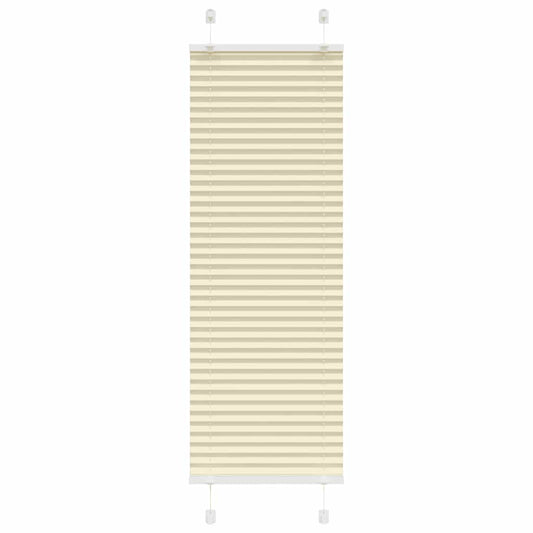 Pleated blind Cream 45x100 cm fabric width 44.4 cm Polyester