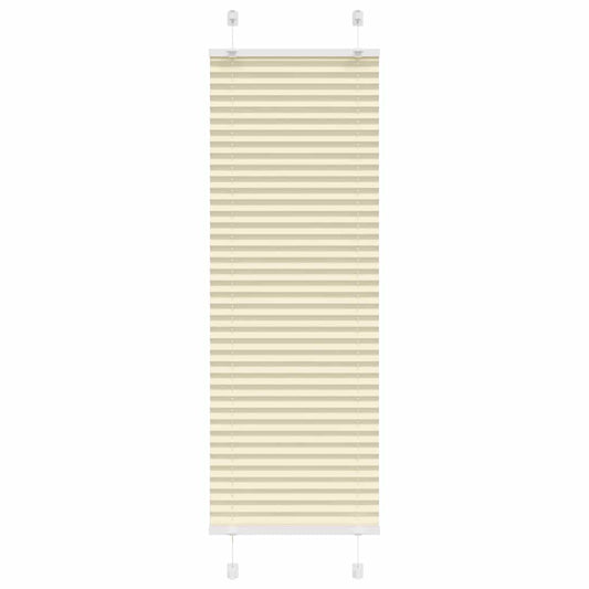 Pleated Blind Cream 50x100 cm Fabric width 49.4 cm Polyester
