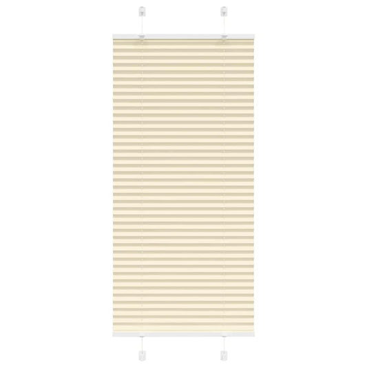 Plissee Creme 55x100 cm Stoffbreite 54,4 cm Polyester