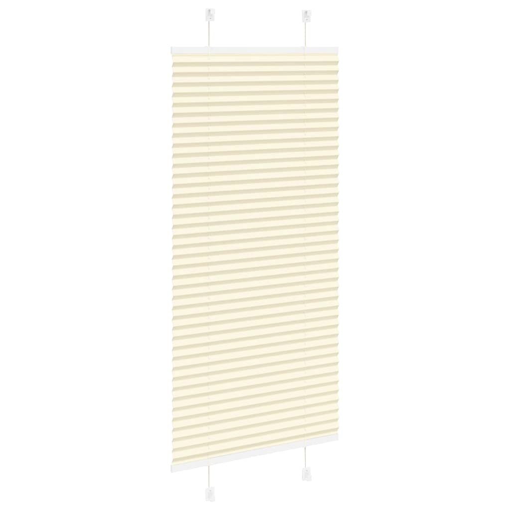 Store plissé crème 55x100 cm largeur du tissu 54,4 cm polyester