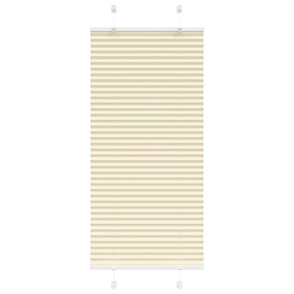 Store plissé crème 60x100 cm largeur de tissu 59,4 cm polyester