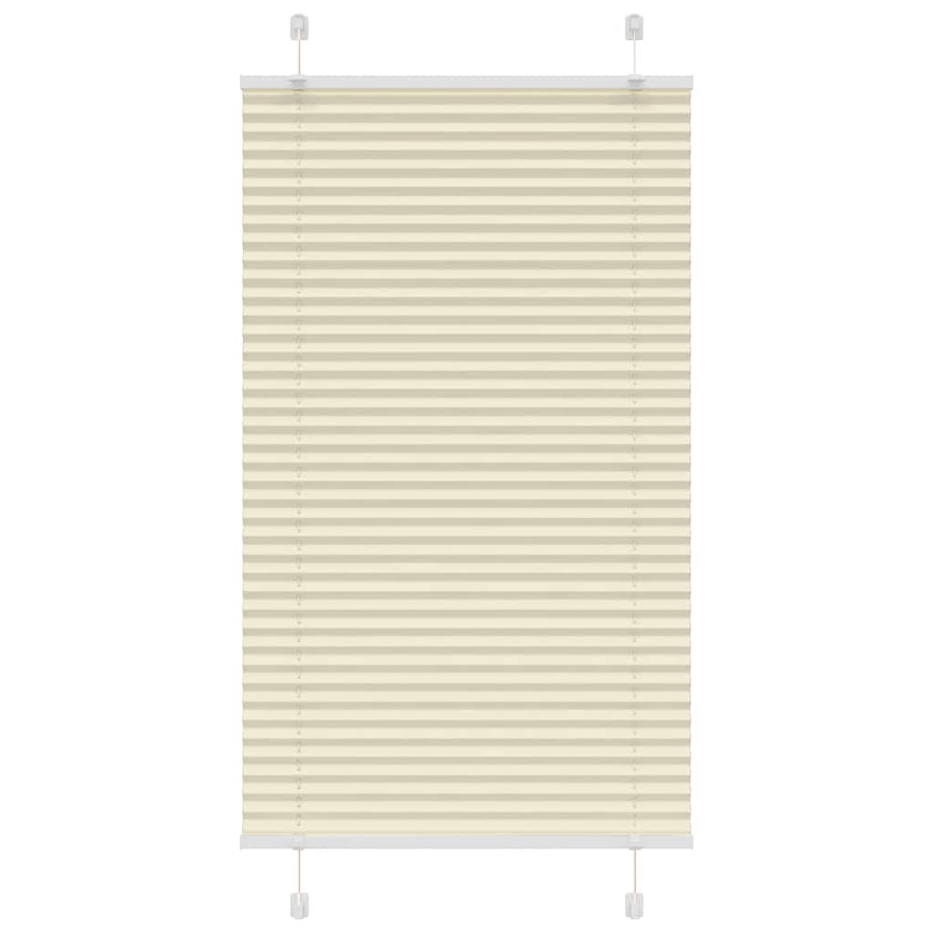 Store plissé crème 80x100 cm largeur du tissu 79,4 cm polyester