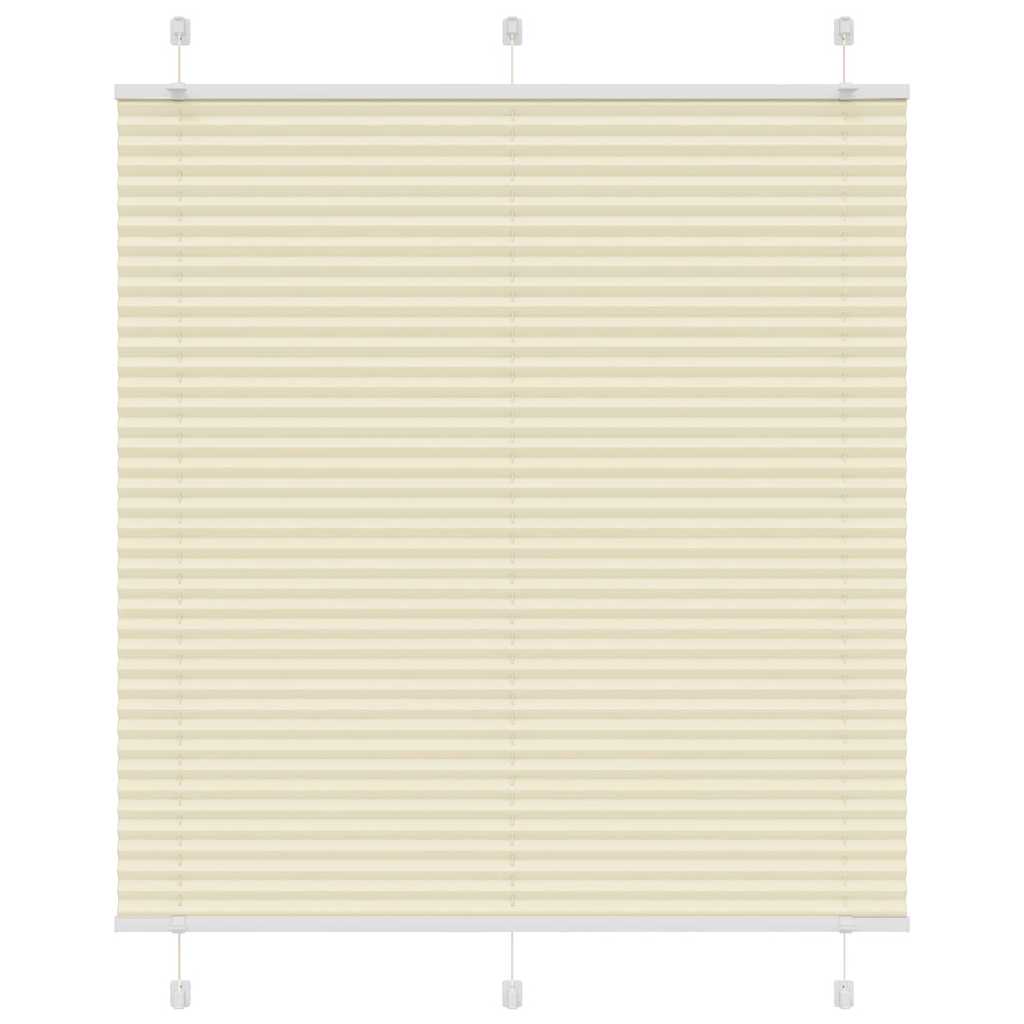 Plissee Creme 120x100 cm Stoffbreite 119,4 cm Polyester