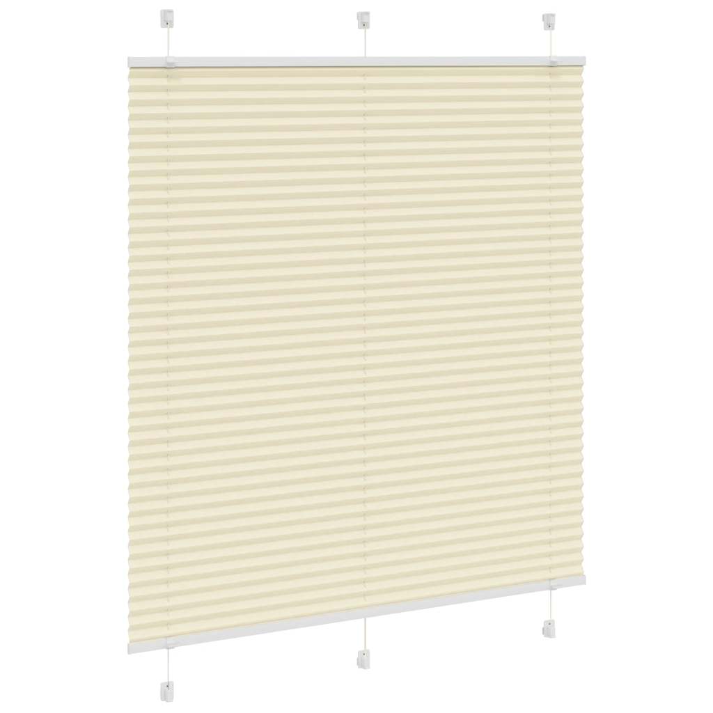 Plissee Creme 120x100 cm Stoffbreite 119,4 cm Polyester