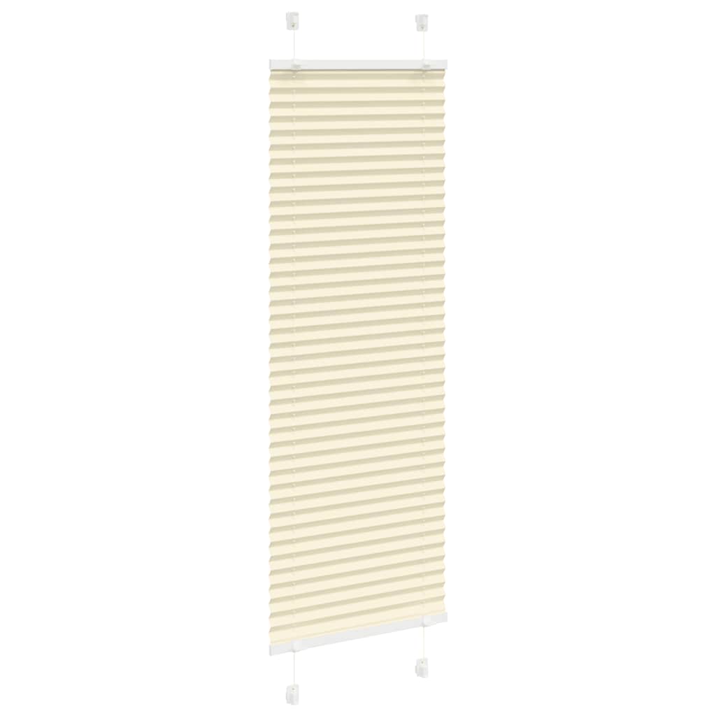 Store plissé crème 40x150 cm Largeur tissu 39,4 cm Polyester