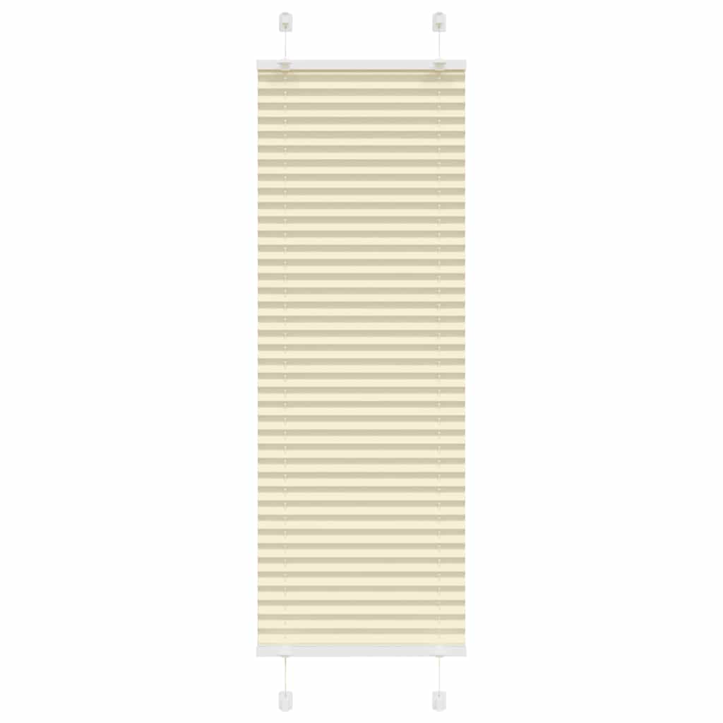 Store plissé crème 45x150 cm Largeur de tissu 44,4 cm Polyester