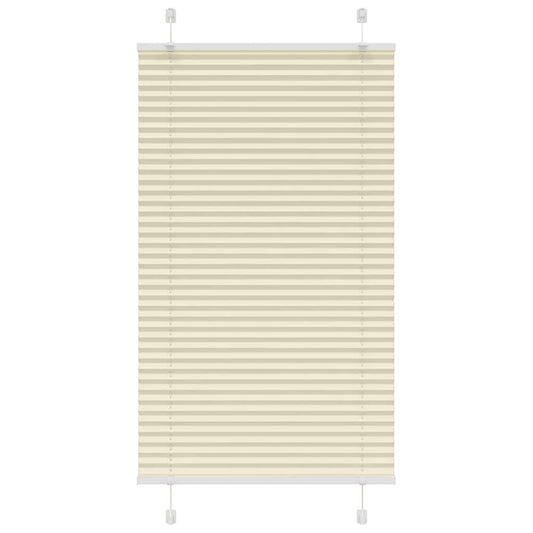 Plissee Creme 75x150 cm Stoffbreite 74,4 cm Polyester