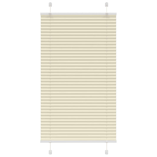 Pleated Blind Cream 80x150 cm Fabric Width 79.4 cm Polyester
