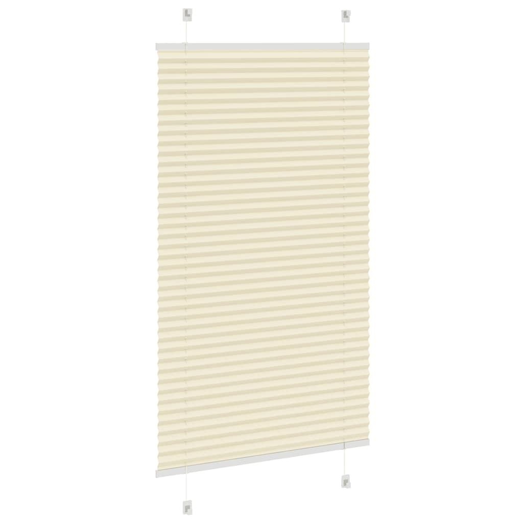 Plissee Creme 80x150 cm Stoffbreite 79,4 cm Polyester