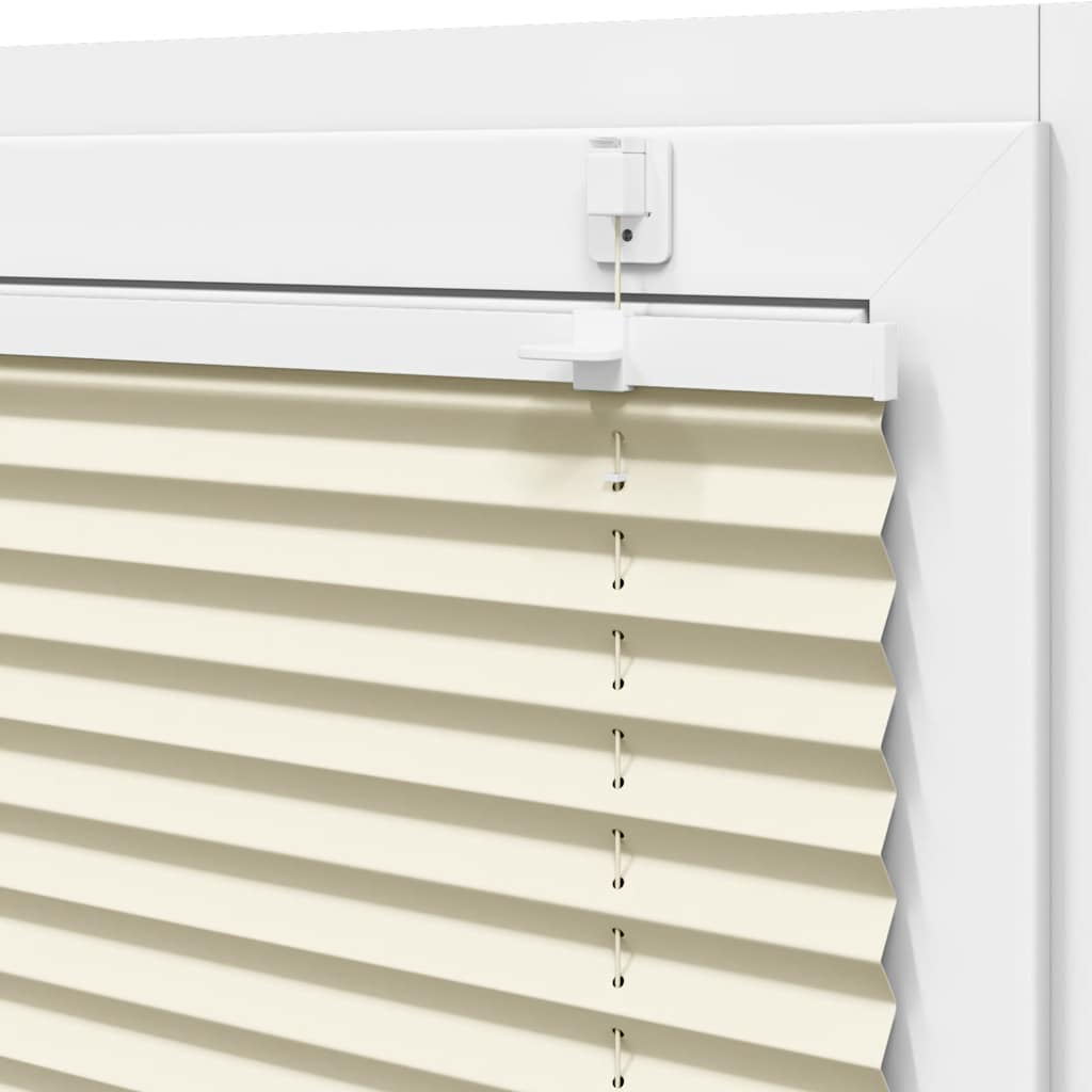 Plissee Creme 80x150 cm Stoffbreite 79,4 cm Polyester