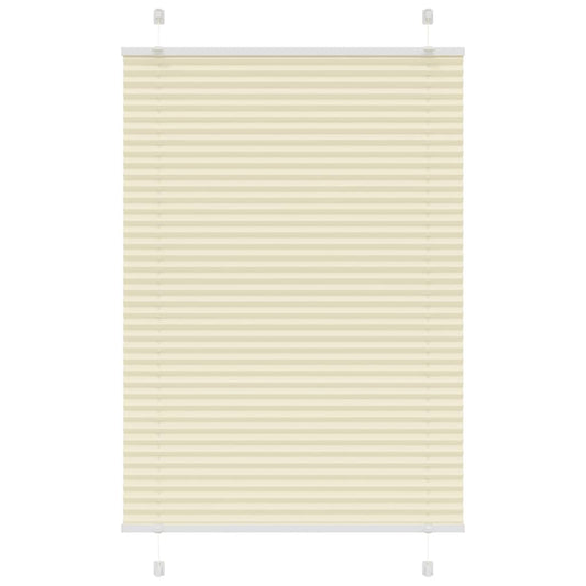 Pleated blind cream 95x150 cm fabric width 94.4 cm polyester