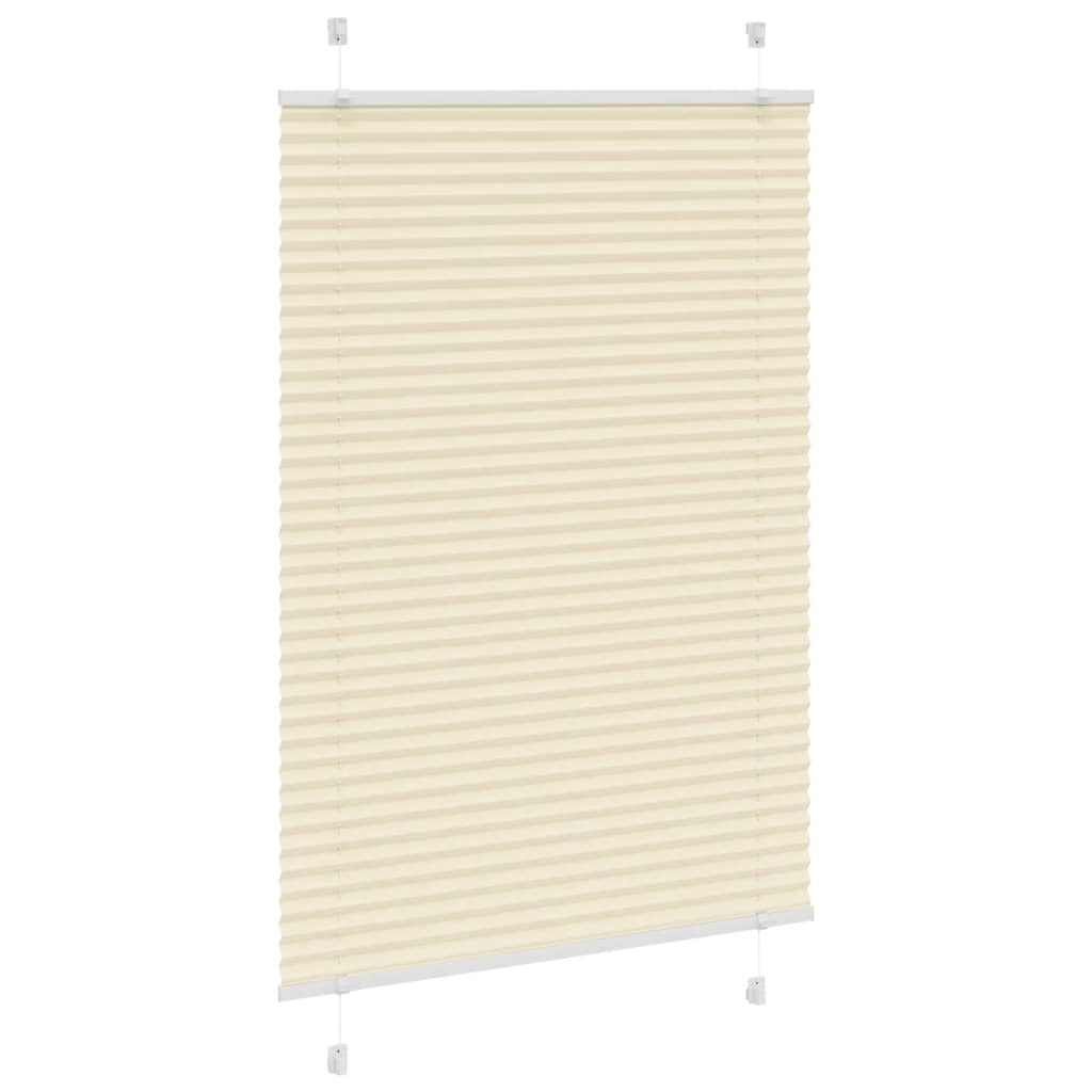 Plissé crème 100x150 cm largeur tissu 99,4 cm polyester