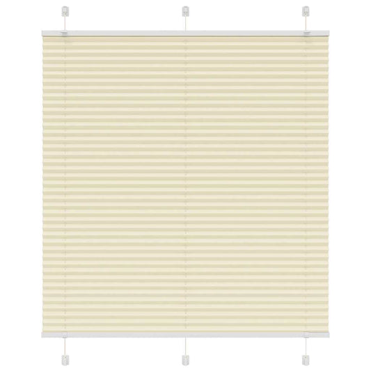Plissee Creme 120x150 cm Stoffbreite 119,4 cm Polyester