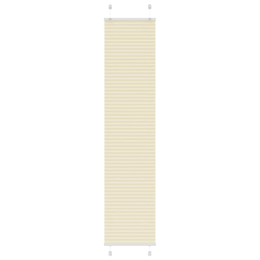 Store plissé crème 40x200 cm Largeur tissu 39,4 cm Polyester
