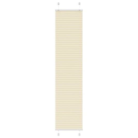 Store plissé crème 40x200 cm Largeur tissu 39,4 cm Polyester