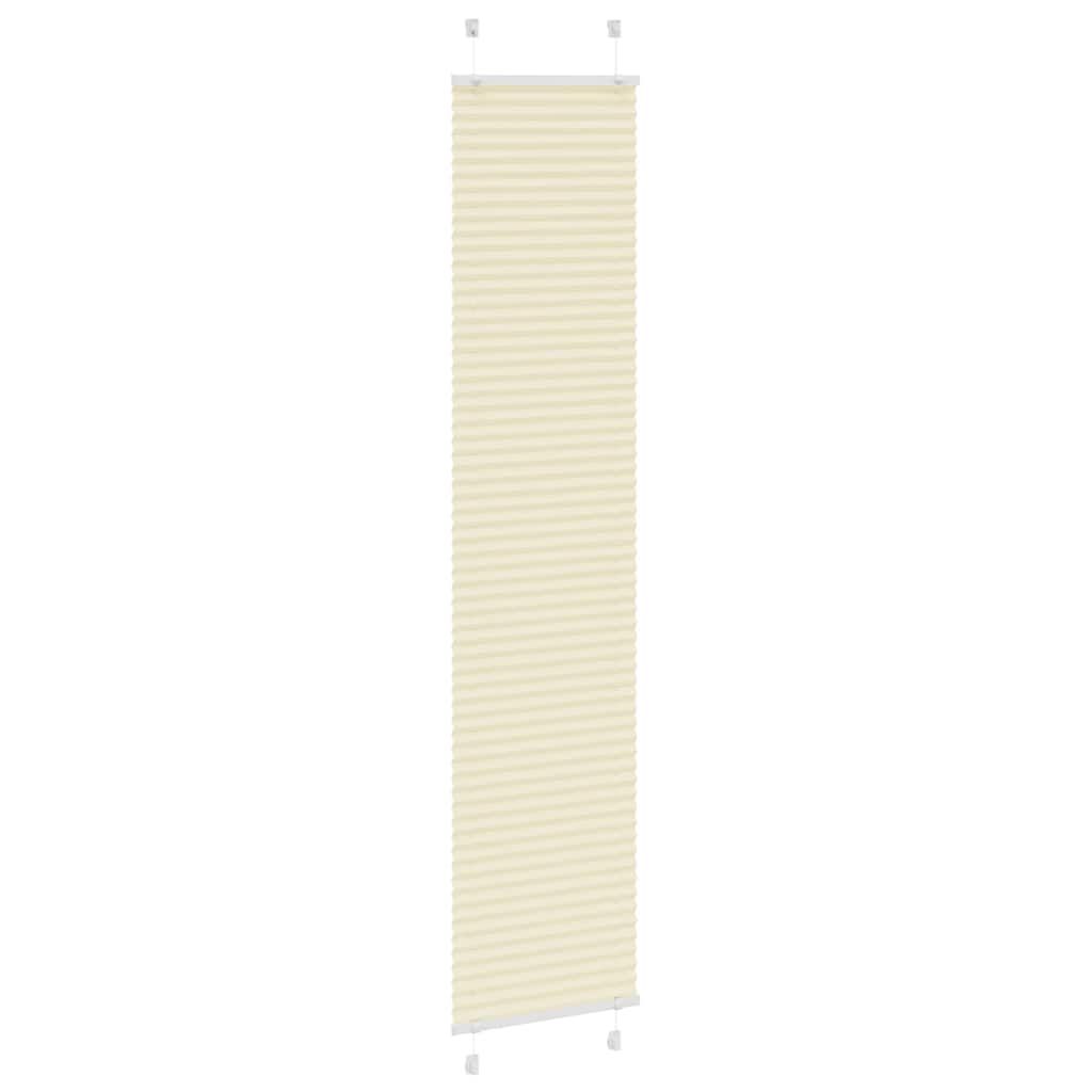 Plissé crème 50x200 cm largeur du tissu 49,4 cm polyester