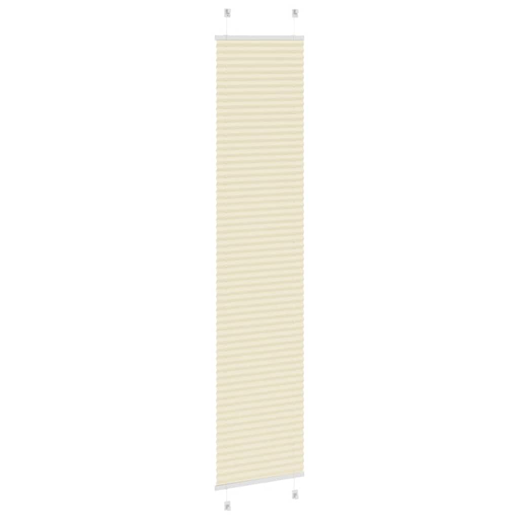 Plissé crème 50x200 cm largeur du tissu 49,4 cm polyester