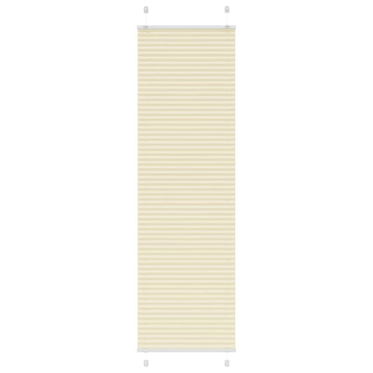 Pleated Blind Cream 60x200 cm Fabric width 59.4 cm Polyester
