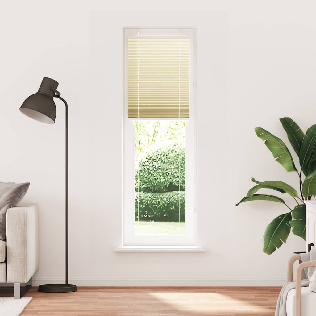 Plissé Crème 60x200 cm Largeur du tissu 59,4 cm Polyester