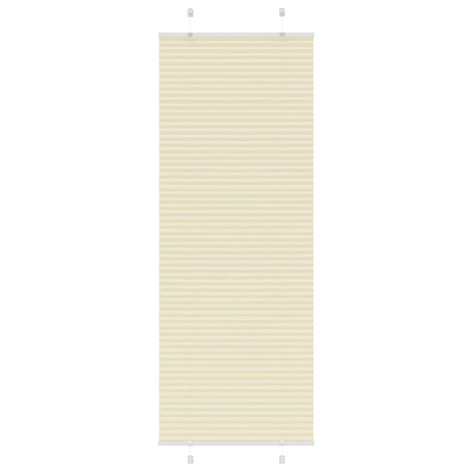 Pleated blind Cream 70x200 cm fabric width 69.4 cm polyester