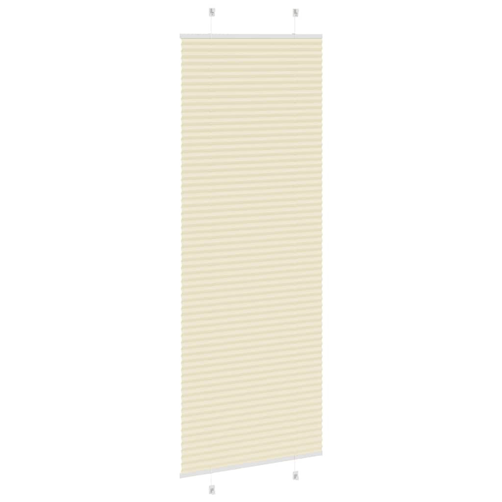 Store plissé crème 75x200 cm Largeur du tissu 74,4 cm Polyester