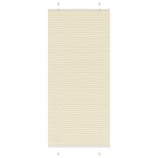 Pleated Blind Cream 100x200 cm Fabric Width 99.4 cm Polyester