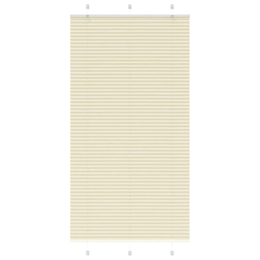 Plissee Creme 105x200 cm Stoffbreite 104,4 cm Polyester