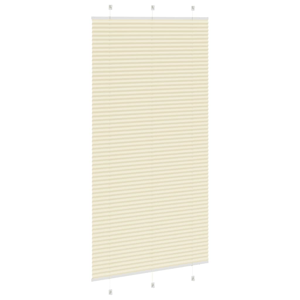 Store plissé crème 105x200 cm Largeur tissu 104,4 cm Polyester