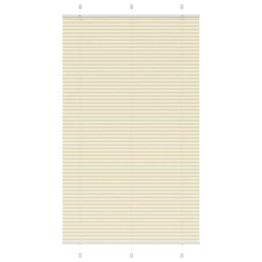 Store plissé crème 110x200 cm Largeur tissu 109,4 cm Polyester
