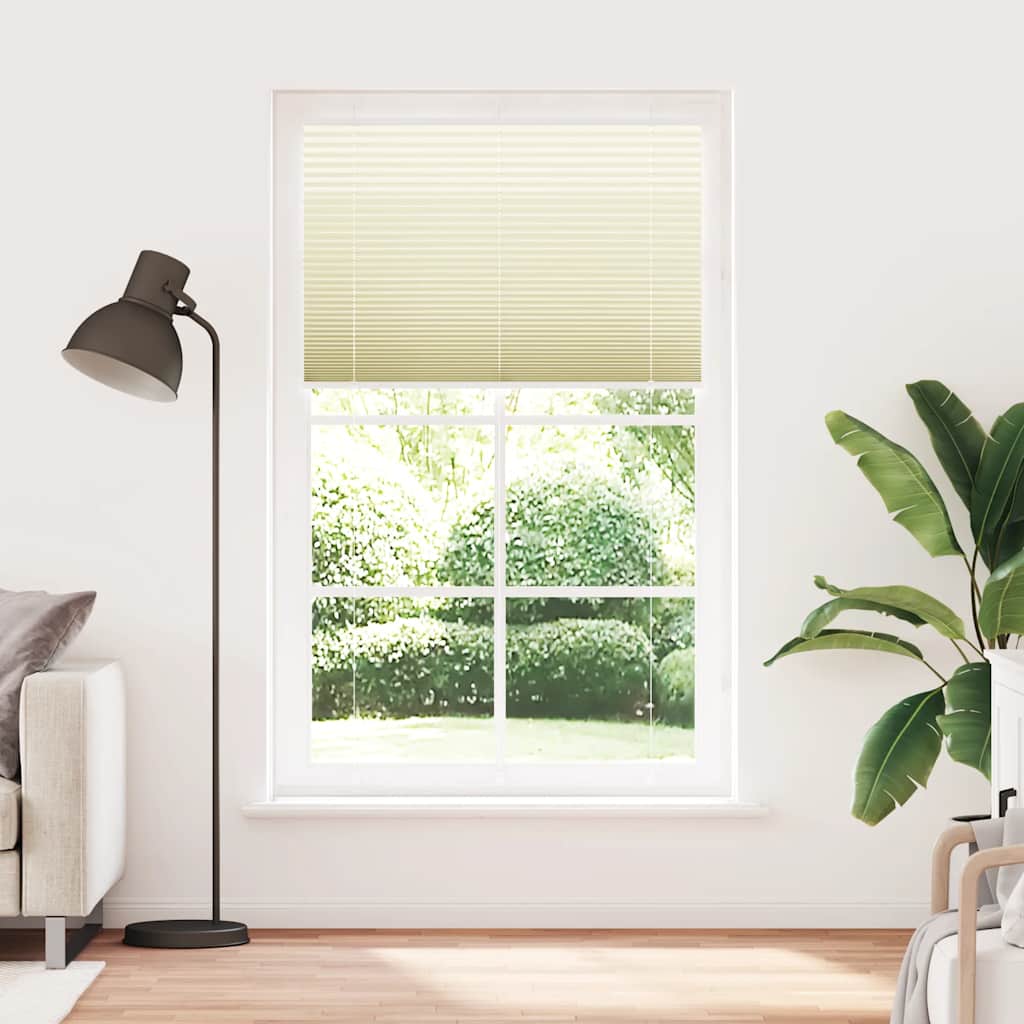 Plissee Creme 115x200 cm Stoffbreite 114,4 cm Polyester
