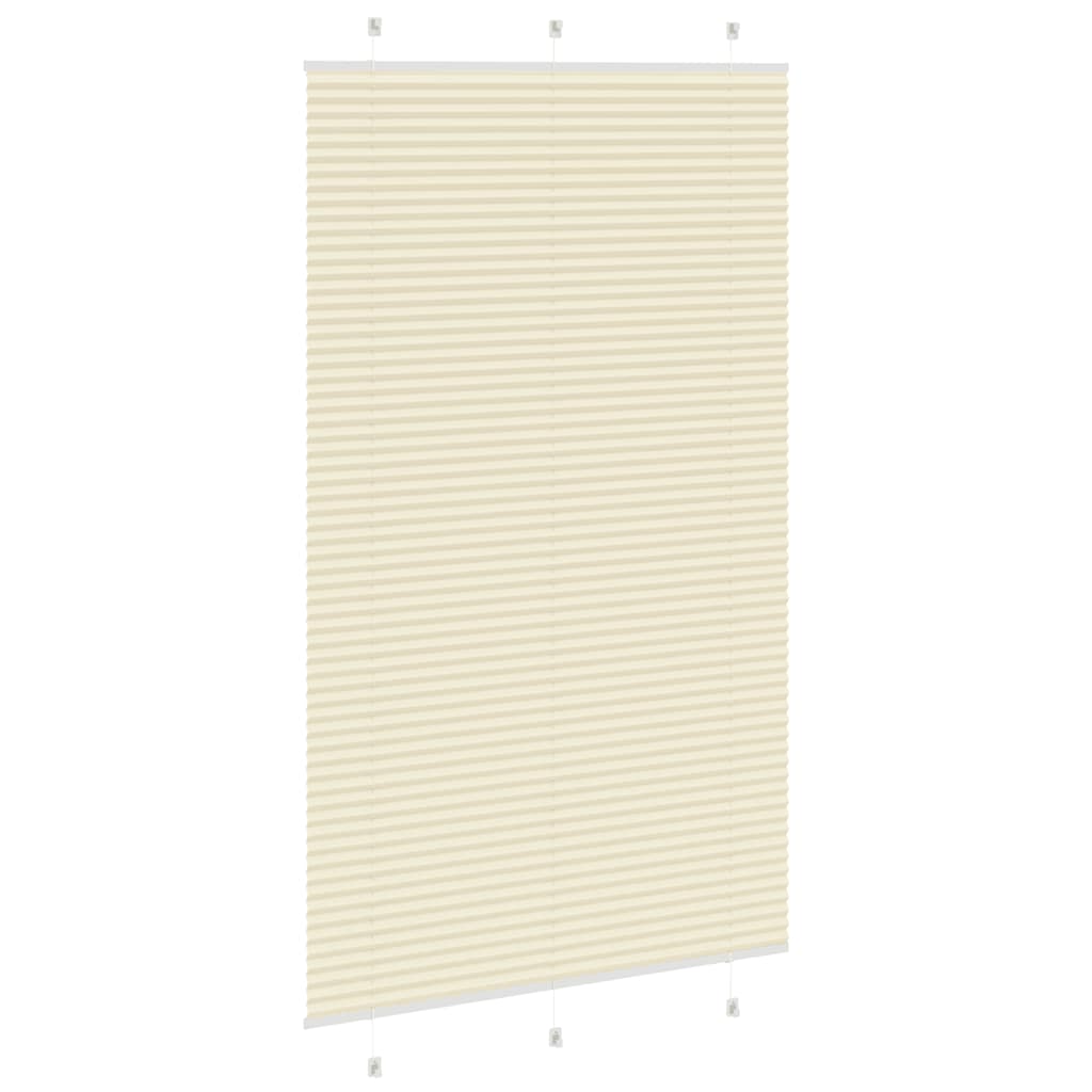 Plissee Creme 120x200 cm Stoffbreite 119,4 cm Polyester