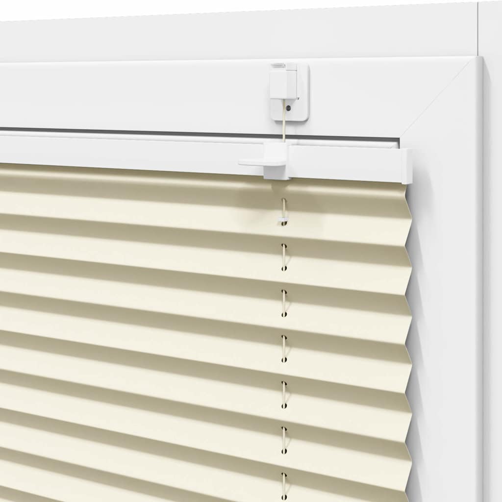 Plissee Creme 120x200 cm Stoffbreite 119,4 cm Polyester