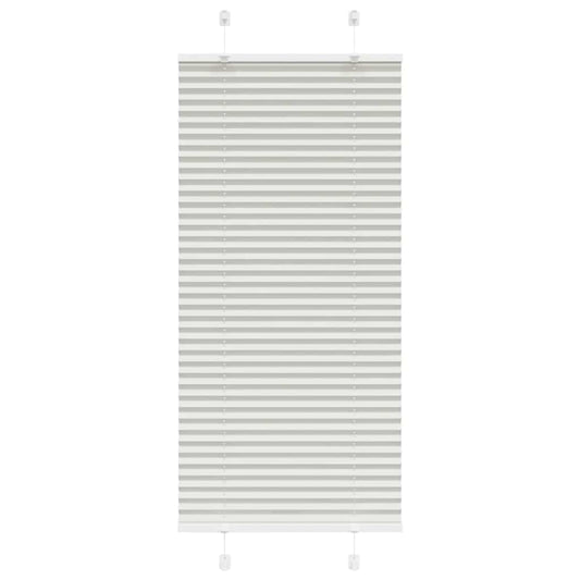 Plissé gris clair 65x100 cm Largeur du tissu 64,4 cm Polyester