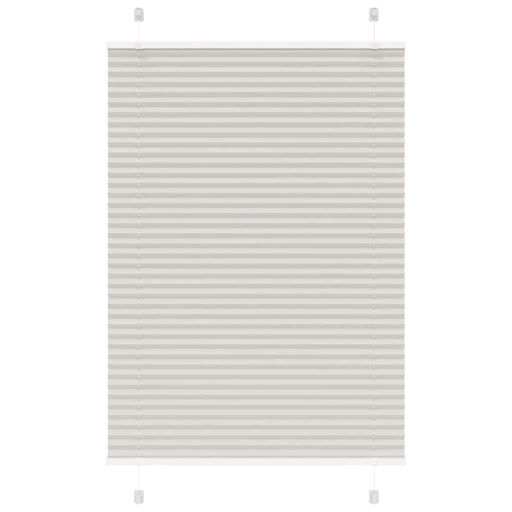 Plissé gris clair 85x150 cm largeur du tissu 84,4 cm polyester