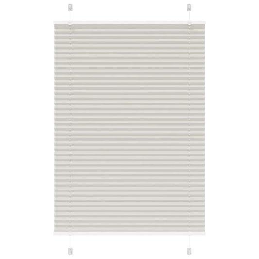 Plissé gris clair 85x150 cm largeur du tissu 84,4 cm polyester