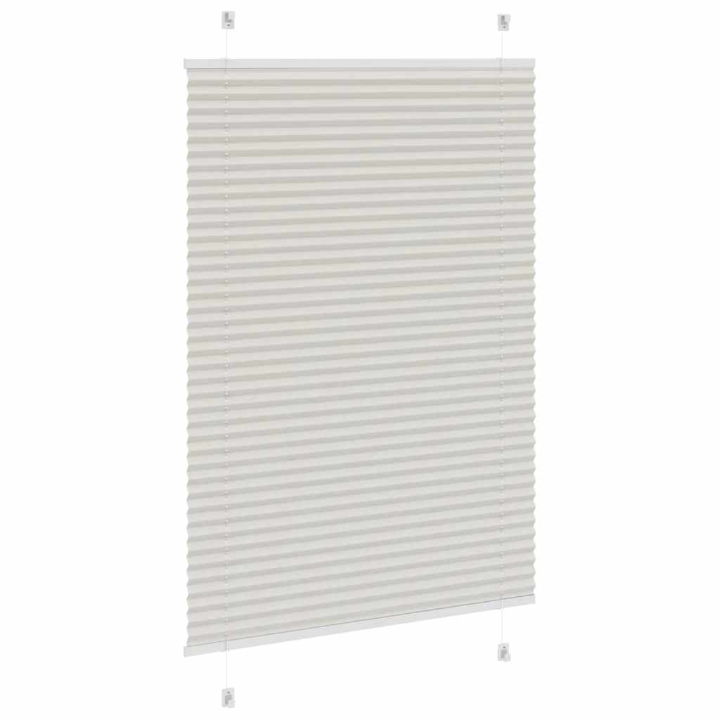 Plissé gris clair 85x150 cm largeur du tissu 84,4 cm polyester