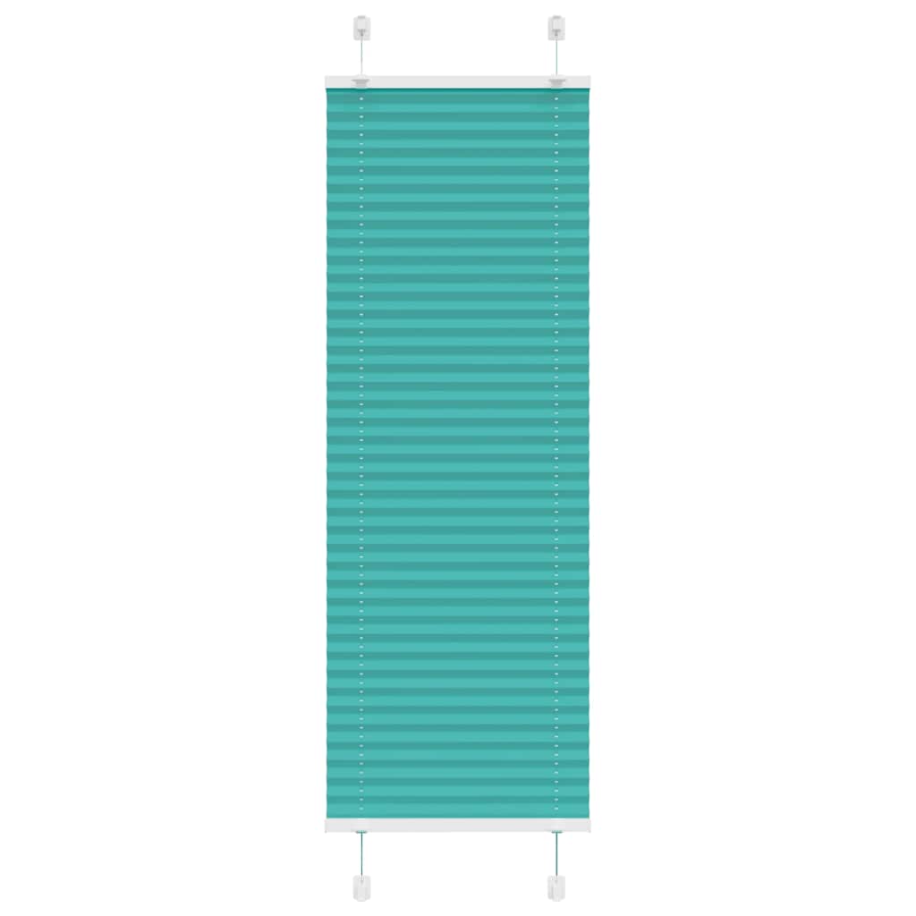 Store plissé vert pétrole 45x100 cm Largeur du tissu 44,4 cm Polyester