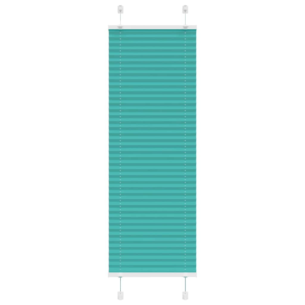 Pleated Blind Petrol Green 45x150 cm Fabric width 44.4 cm Polyester