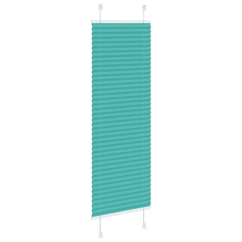 Pleated Blind Petrol Green 45x150 cm Fabric width 44.4 cm Polyester