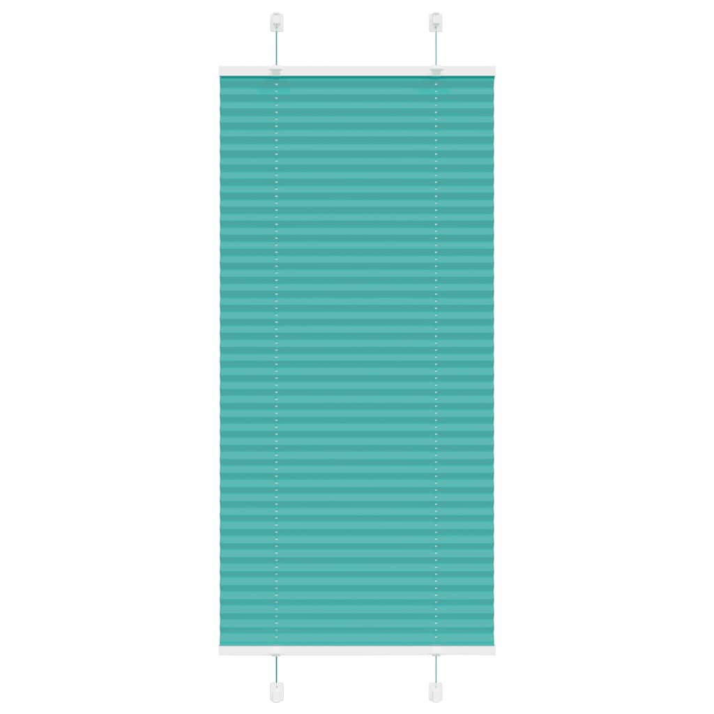 Store plissé vert pétrole 60x150 cm Largeur tissu 59,4 cm Polyester