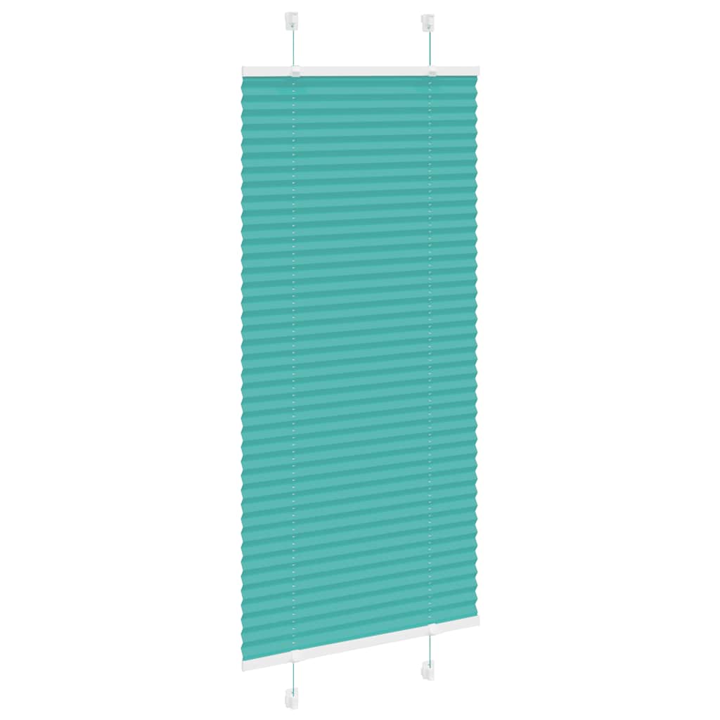 Store plissé vert pétrole 60x150 cm Largeur tissu 59,4 cm Polyester