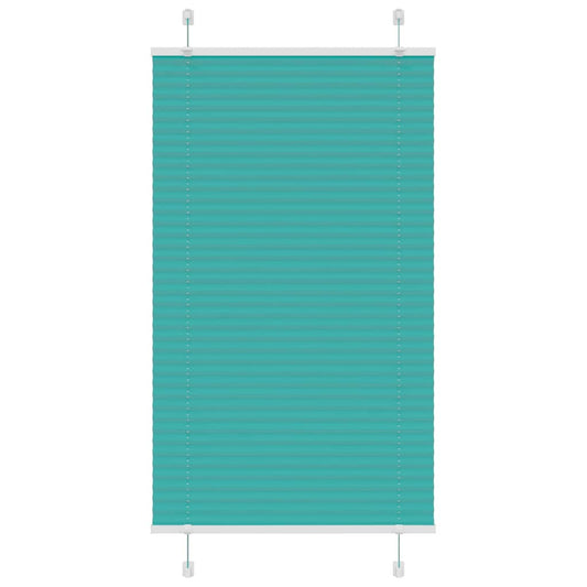 Pleated Blind Petrol Green 70x150 cm Fabric width 69.4 cm Polyester