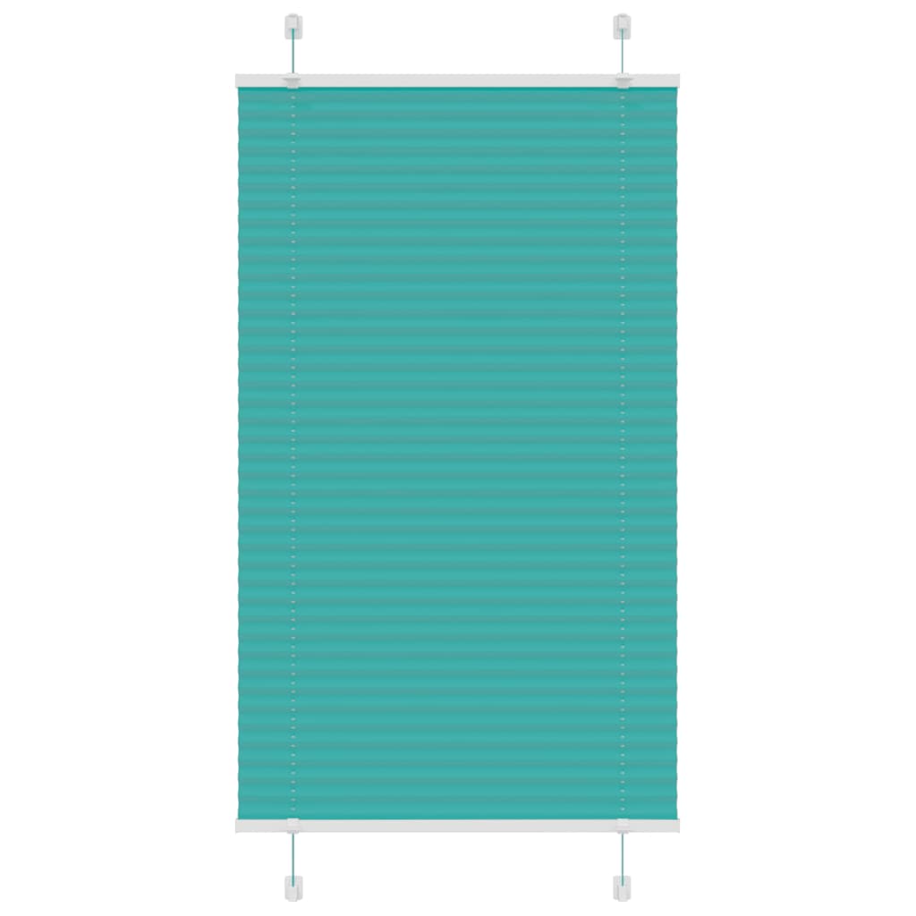 Store plissé vert pétrole 80x150 cm Largeur du tissu 79,4 cm Polyester