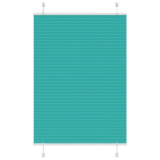 Plissé vert pétrole 95x150 cm Largeur du tissu 94,4 cm Polyester