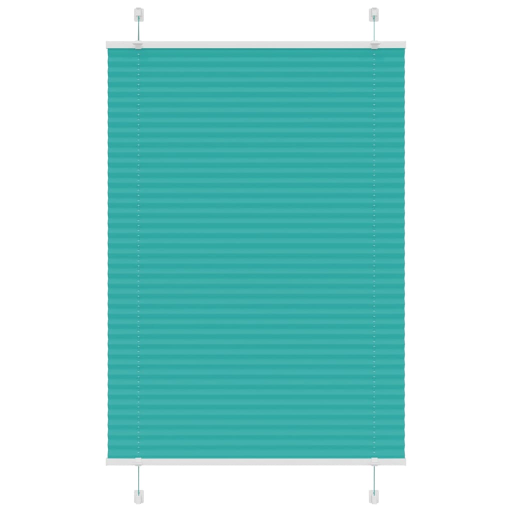 Plissé Vert pétrole 100x150 cm Largeur du tissu 99,4 cm Polyester