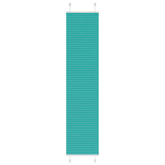 Store plissé vert pétrole 50x200 cm Largeur tissu 49,4 cm Polyester