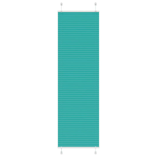 Pleated blind Petrol Green 65x200 cm fabric width 64.4 cm Polyester