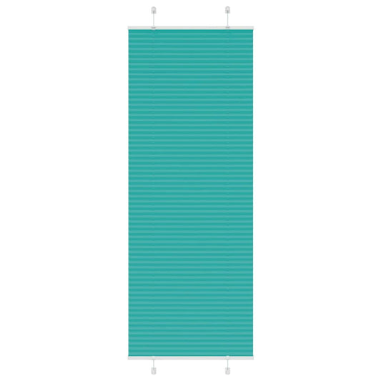 Plissee Petrolgrün 75x200 cm Stoffbreite 74,4 cm Polyester