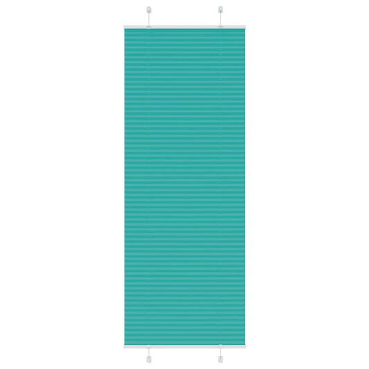 Plissé vert pétrole 80x200 cm largeur du tissu 79,4 cm polyester