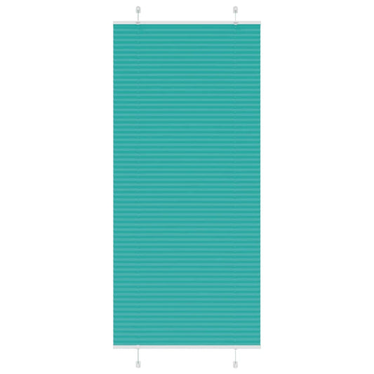 Store plissé vert pétrole 90x200 cm Largeur du tissu 89,4 cm Polyester